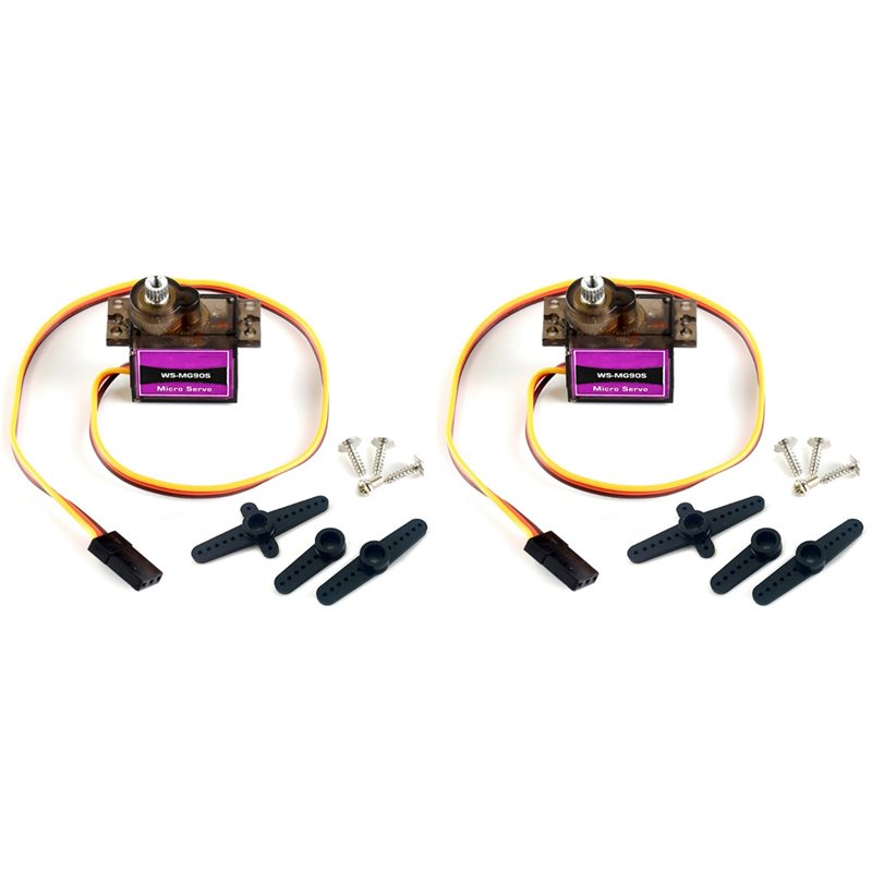 Rc Helicopter Servo - B78B-2X MG90S Сервопривод с металлическими шестернями,
